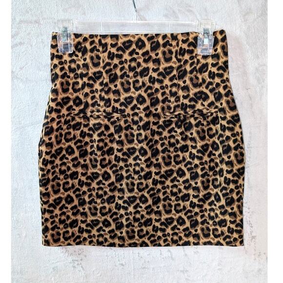 NWT Endless Rose High Waist Band Leopard Print Mini Skirt XS - Picture 2 of 12